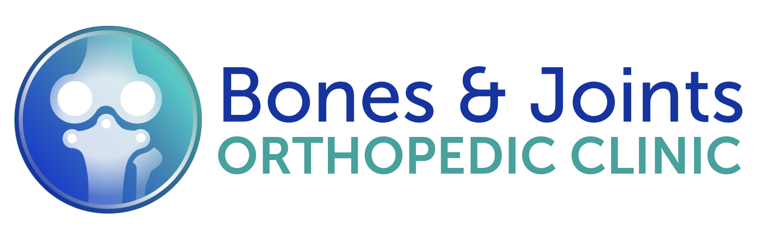 bones and joints logo color MORE BLUE